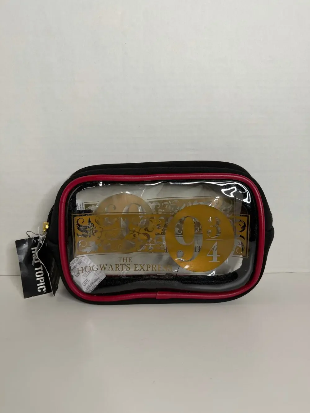 NEW Hot Topic Harry Potter Hogwarts Clear Make Up Bag
